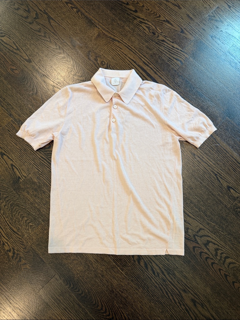 Eleventy Men's Light blue Polo Shirt — Soft Knit Short-Sleeve